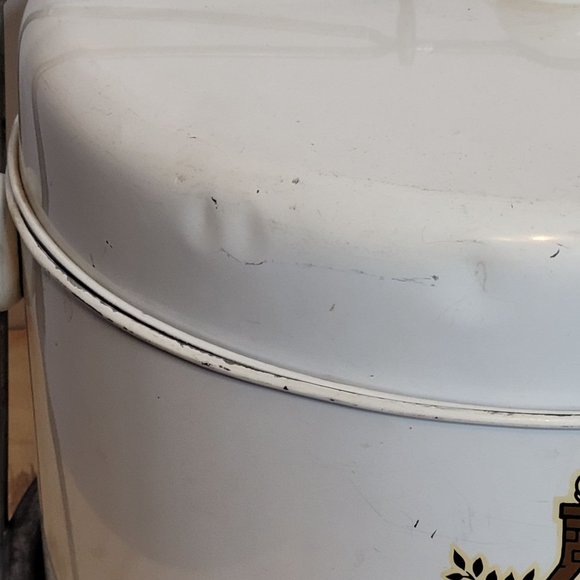 MCM Metal Cake Pie Taker With Handle Scottie Dog Chef Off White Silver 4 Pieces - Picture 3 of 13